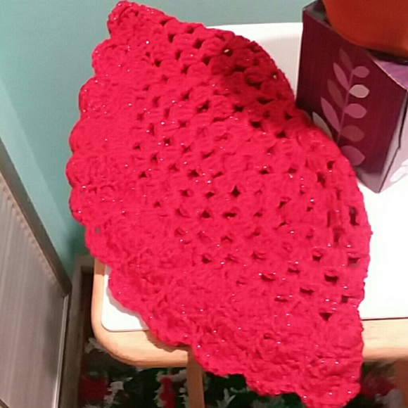 Sparkly Floppy Red Hat - Picture 2 of 2